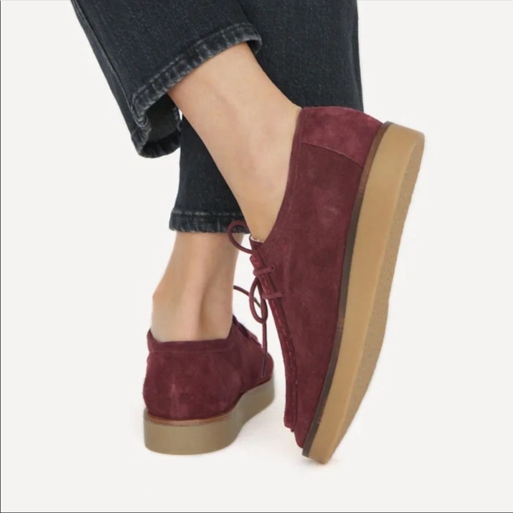 The Great. Scout Shoe Burgundy 7.5 NIB